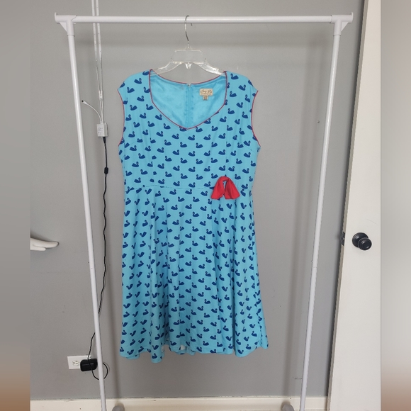Lindy Bop Leda Swan Dress, VGUC, Size 5X - Picture 2 of 9